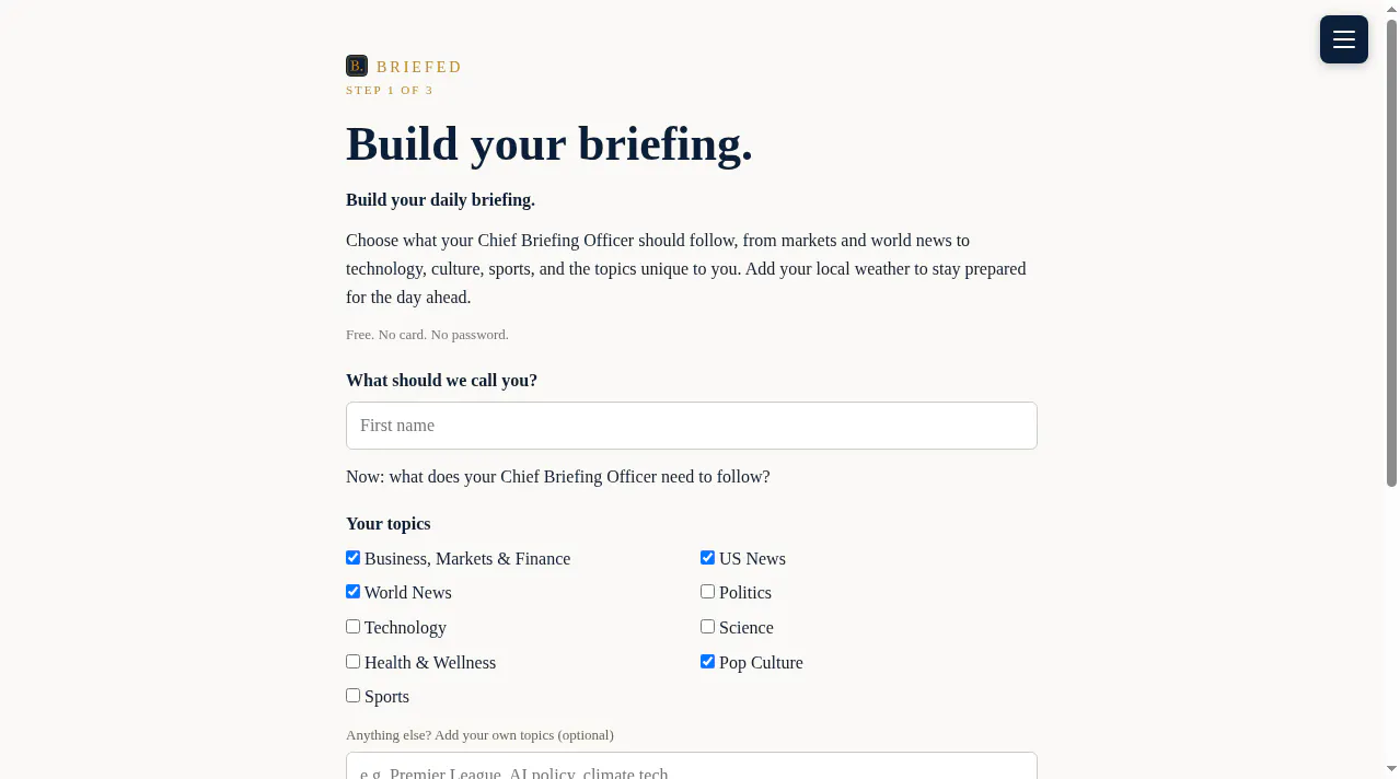 Briefed gallery image