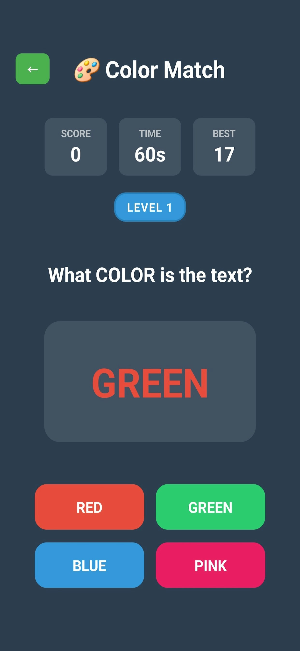 Color Match Game - Brain Quest gallery image