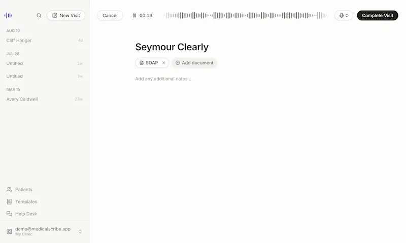Medical Scribe screenshot 3