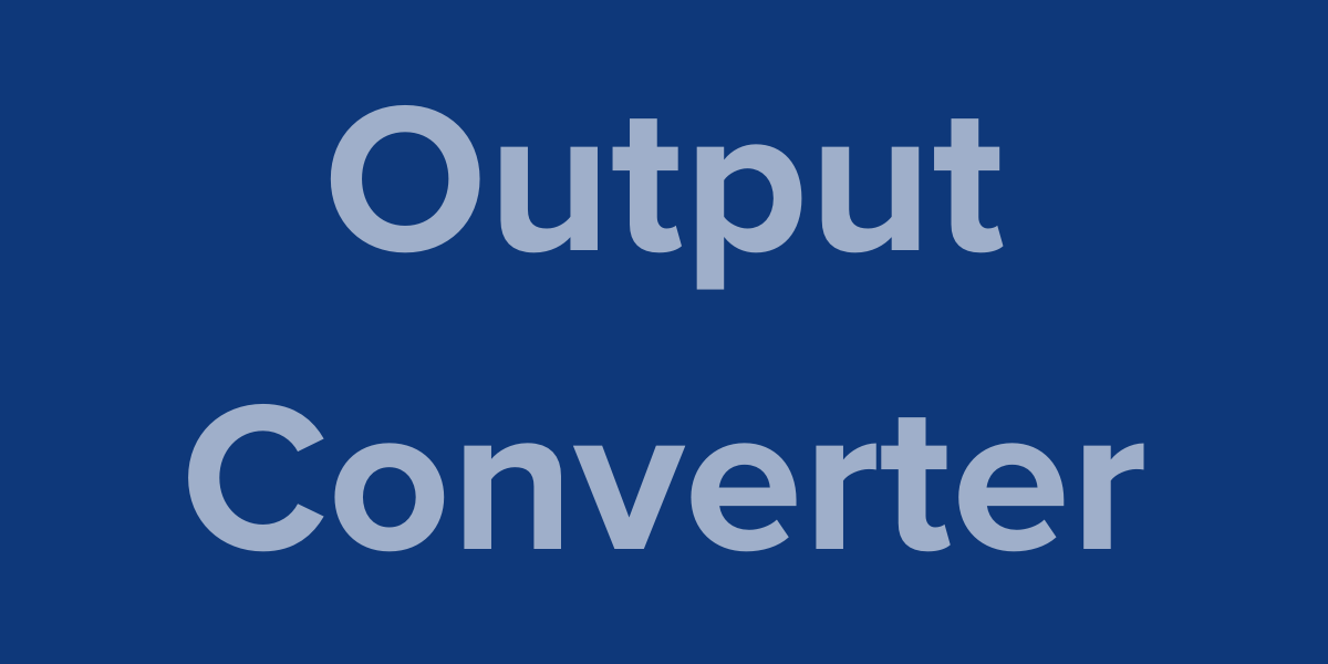 Output Converter gallery image