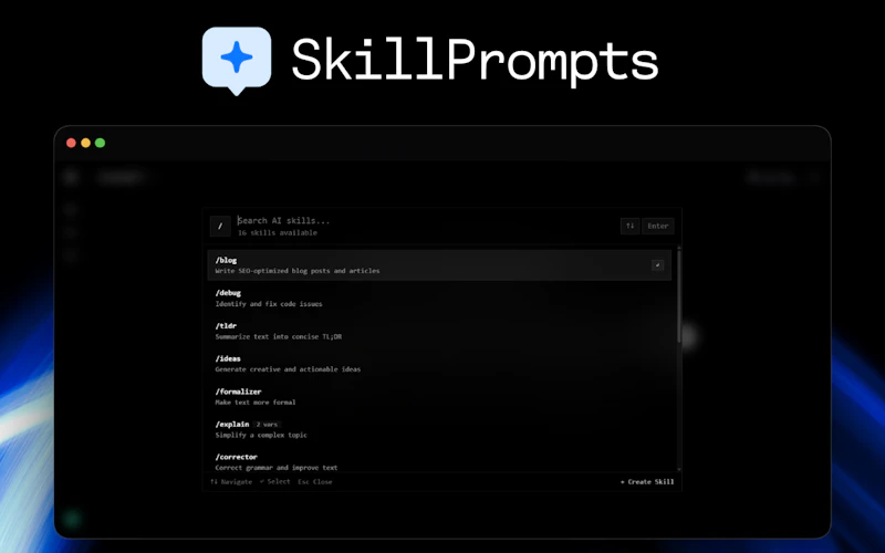 SkillPrompts screenshot 2