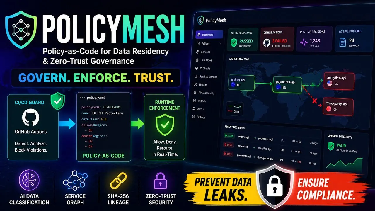 PolicyMesh — Govern. Enforce. Trust. gallery image