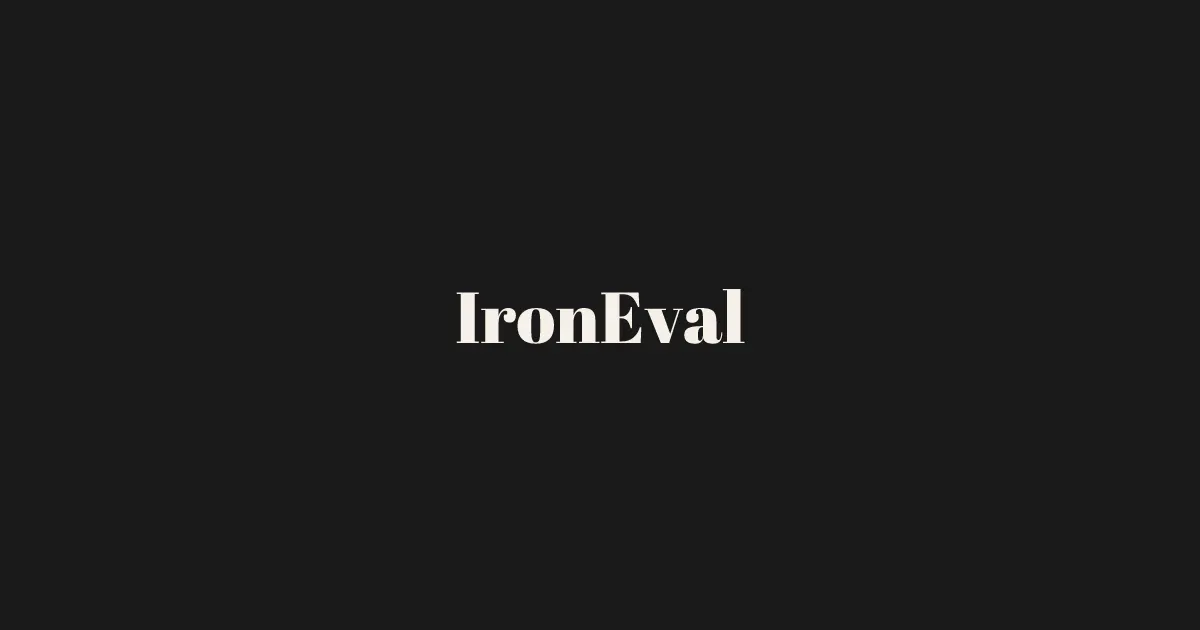 IronEval gallery image