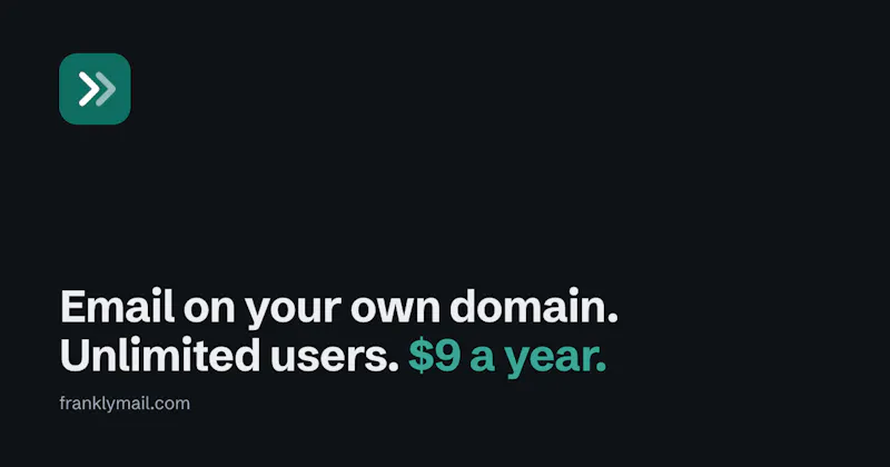 FranklyMail screenshot 2
