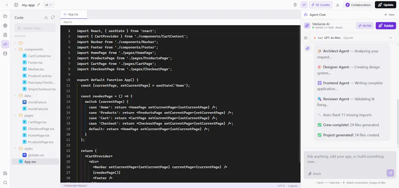 sitegeniebuild screenshot 5