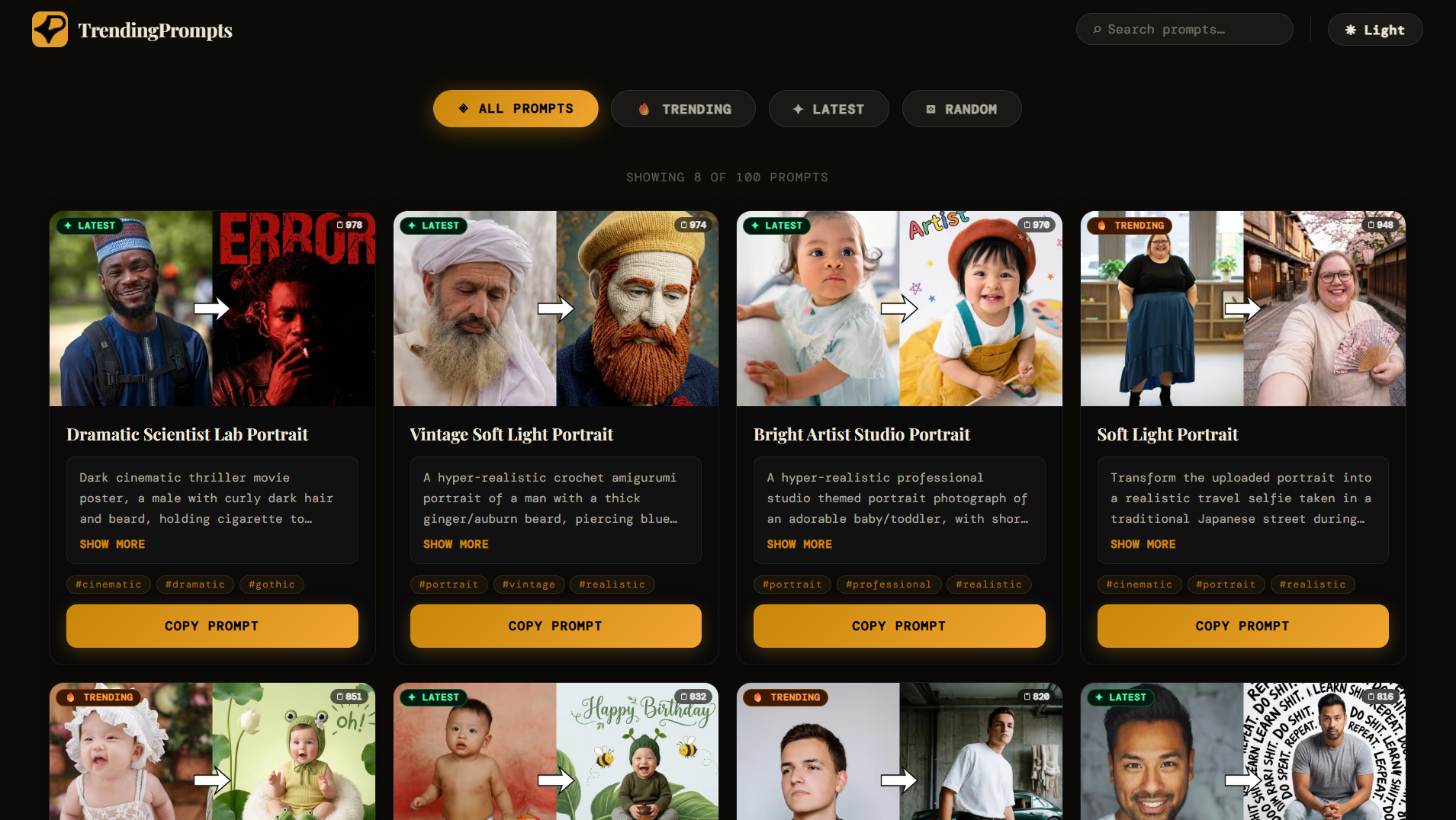 TrendingPrompts gallery image