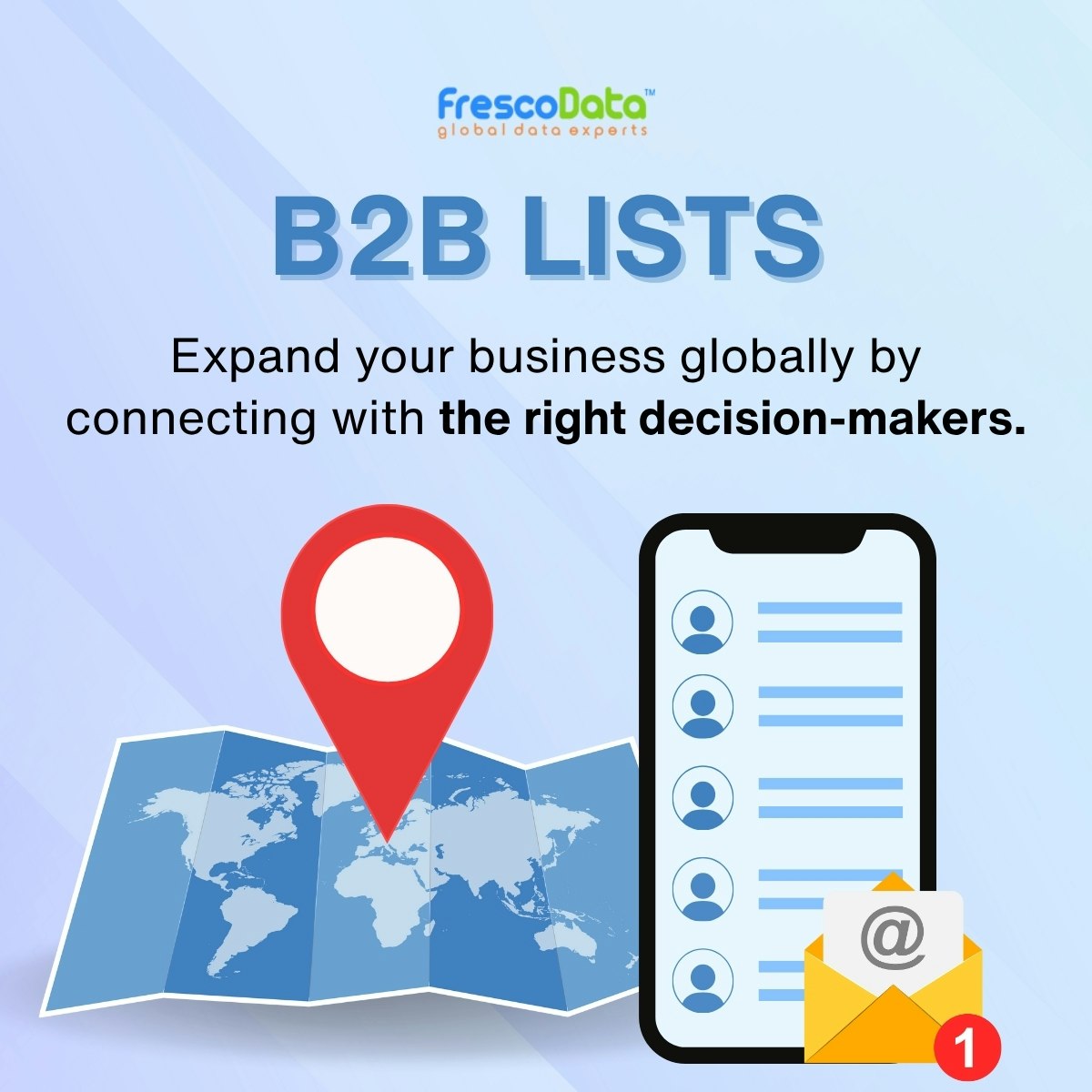 Buy B2B Email Lists - Screenshot 3 showing product features and functionality