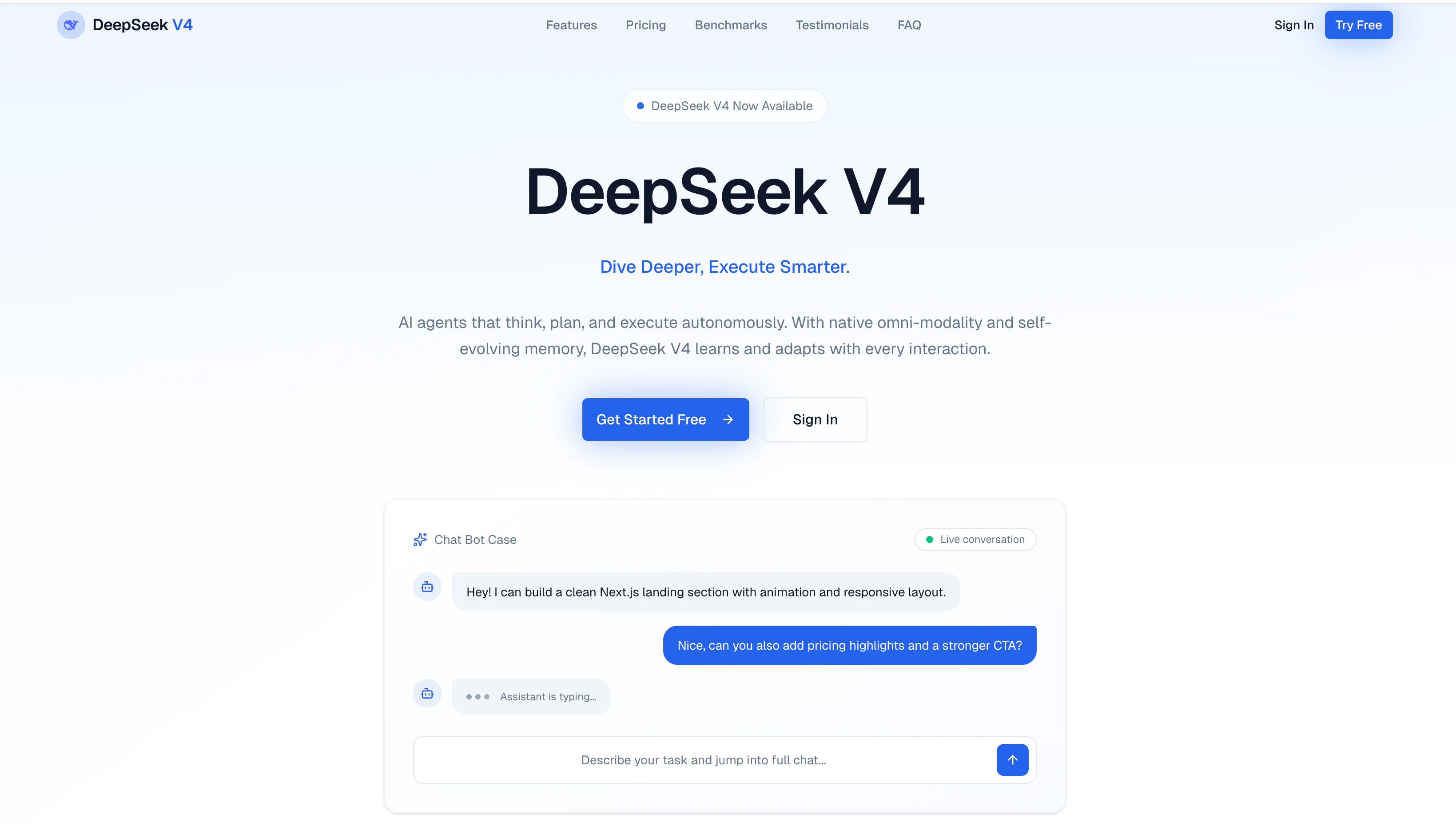 DeepSeek-V4  screenshot 1