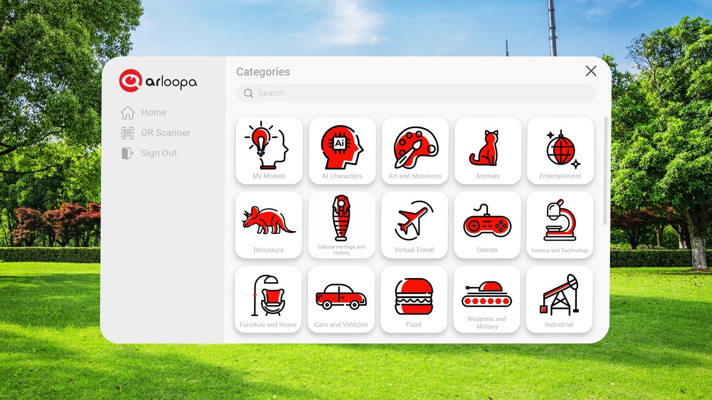 ARLOOPA XR - Screenshot 2 showing product features and functionality
