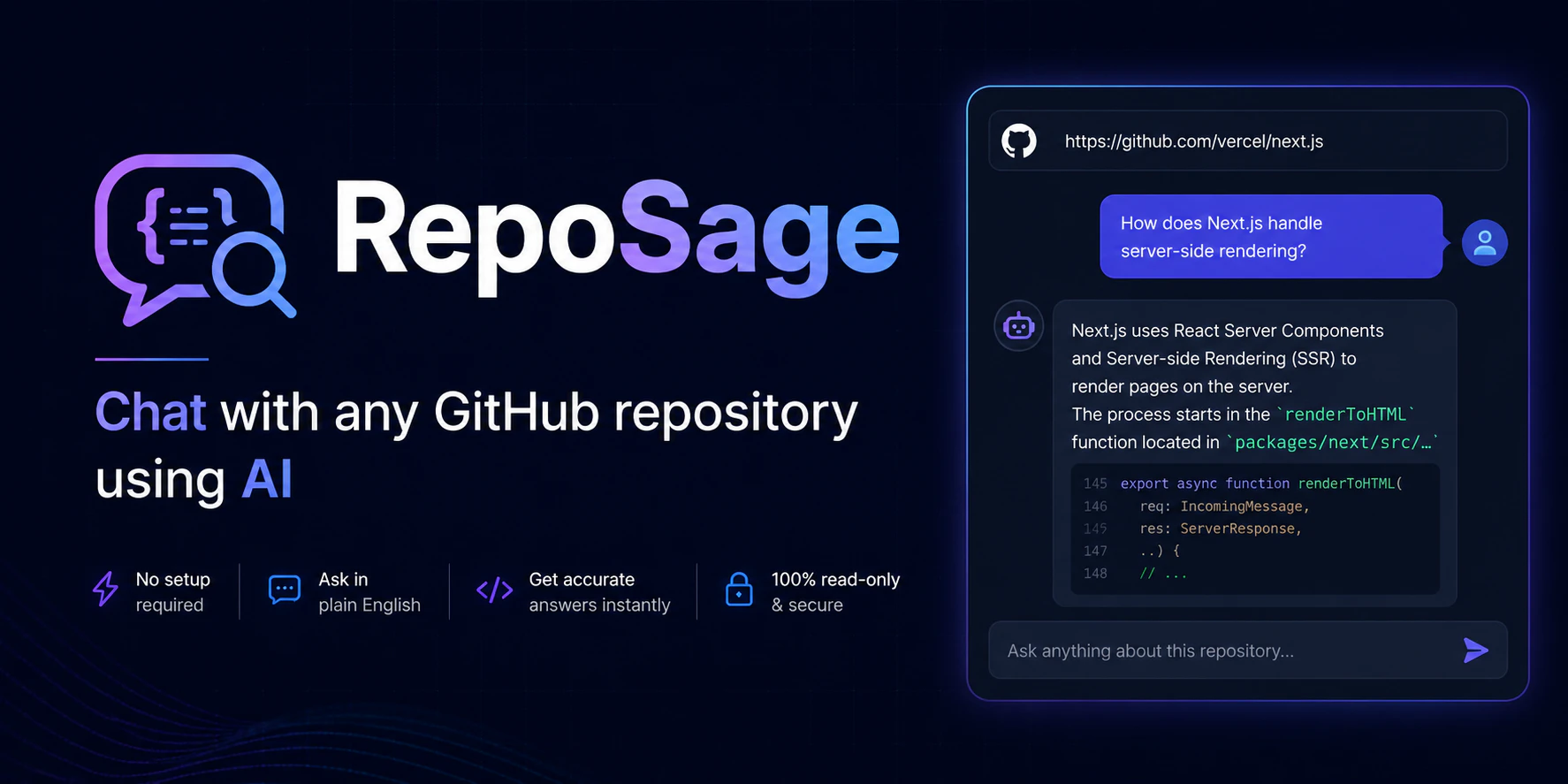  RepoSage logo