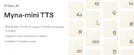 Gan.AI TTS Model & API Playground