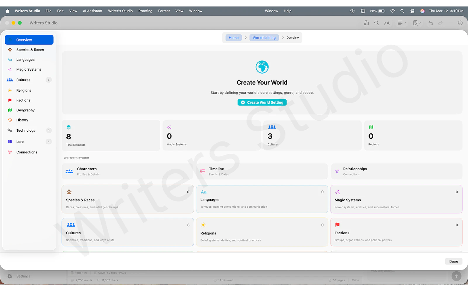 Writers Studio screenshot 3