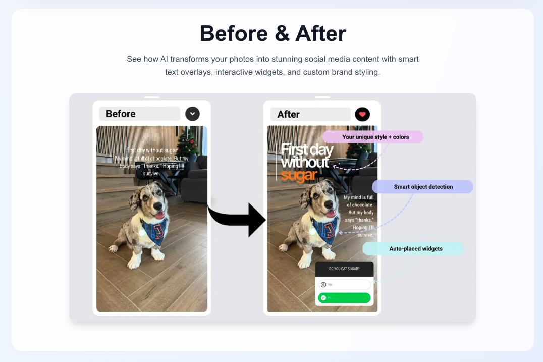 Overvisual - Screenshot 2 showing product features and functionality