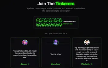 Tinkerer Club gallery image