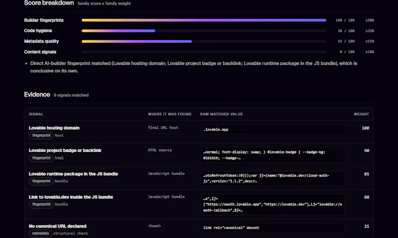 AI Site Check screenshot 6