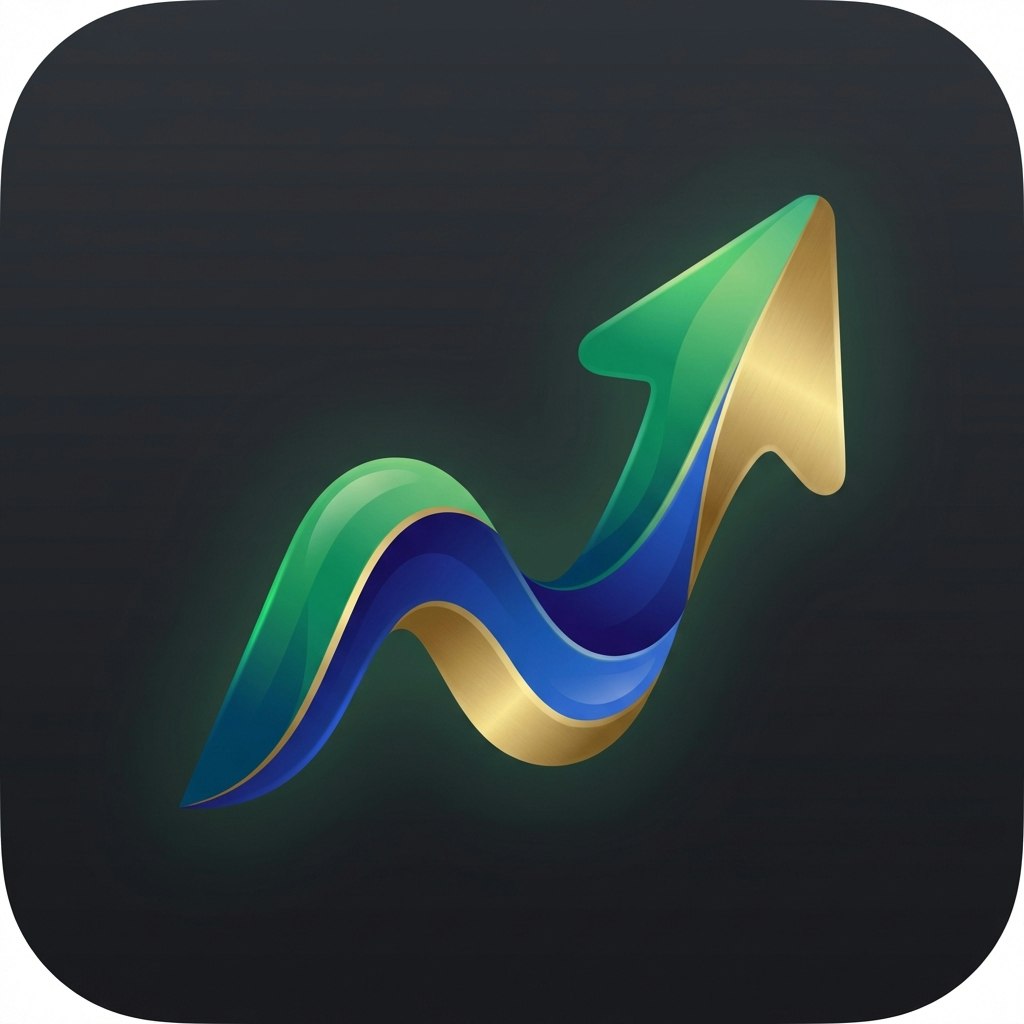 Visualize Your Wealth - Product Hunt launch logo and brand identity