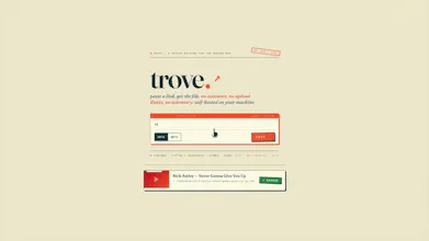 Trove - Download videos from 1000+ sites gallery image