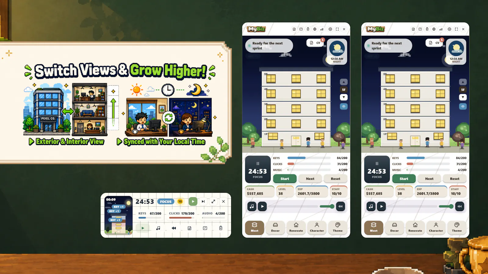 MyBiz: Pomodoro Desk Tycoon screenshot 11