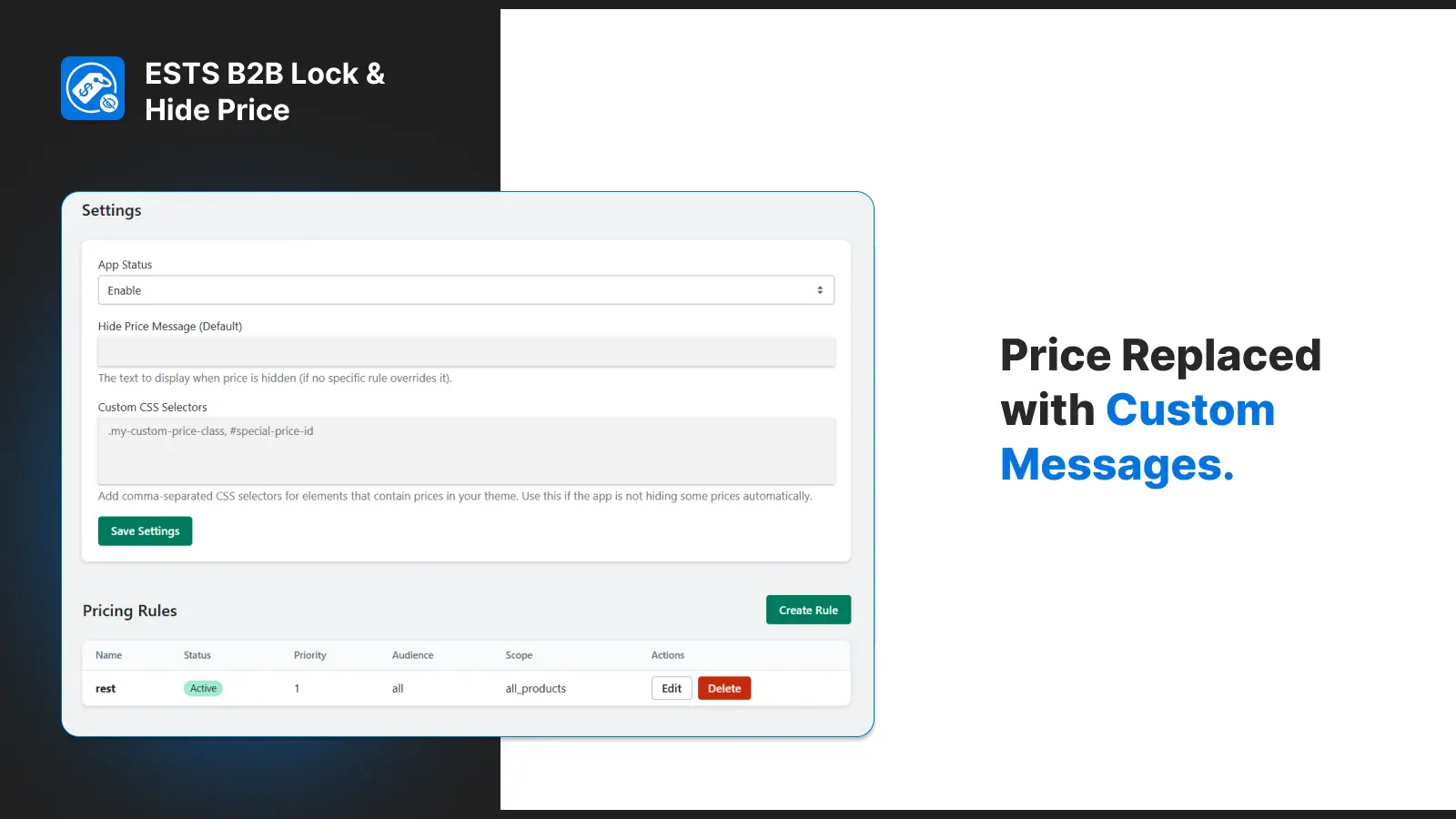 B2B Lock & Hide Price for Shopify screenshot 8