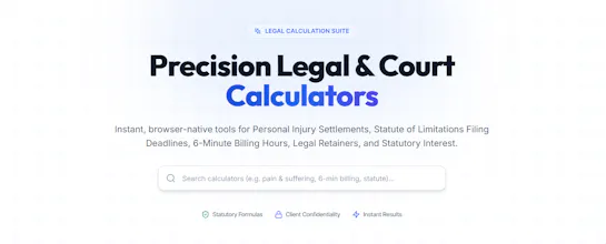 LegalCalculator.online gallery image
