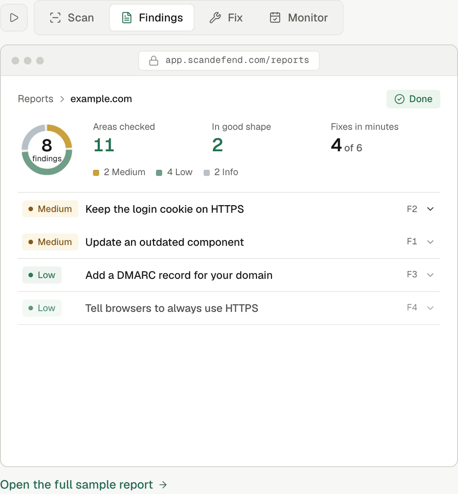 Scandefend screenshot 4
