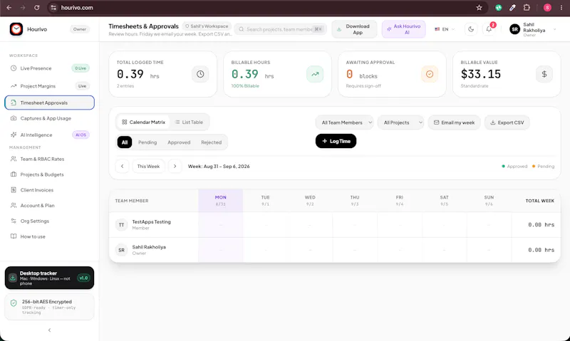 Hourivo screenshot 4