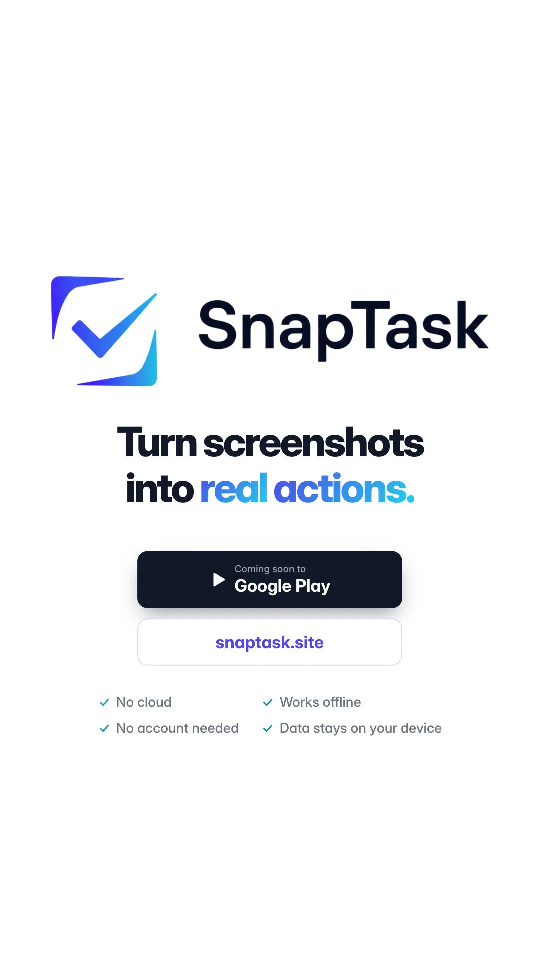 Welcome to SnapTask! gallery image