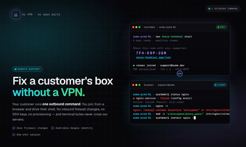 Share Terminal screenshot 6