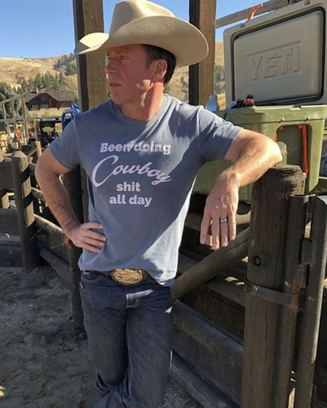 Taylor Sheridan Been Doing Cowboy Tee