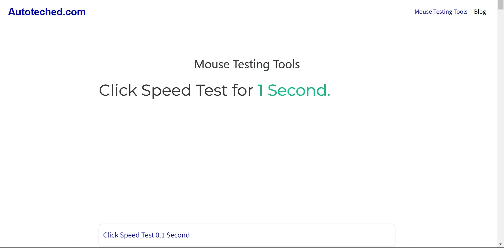 Strumenti di test del mouse media 1