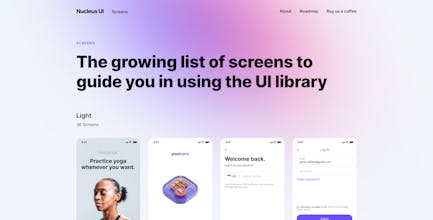 Nucleus UI gallery image