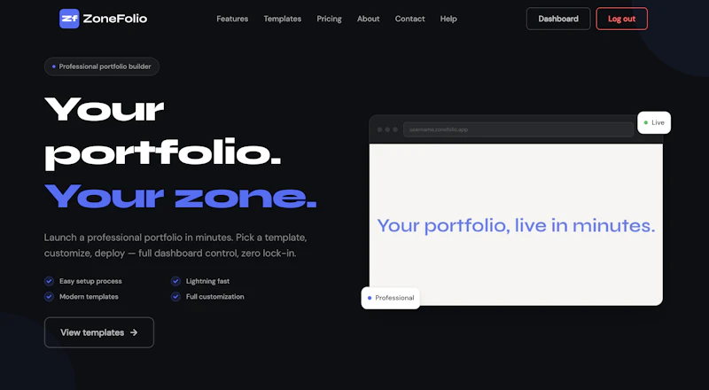 ZoneFolio screenshot 2