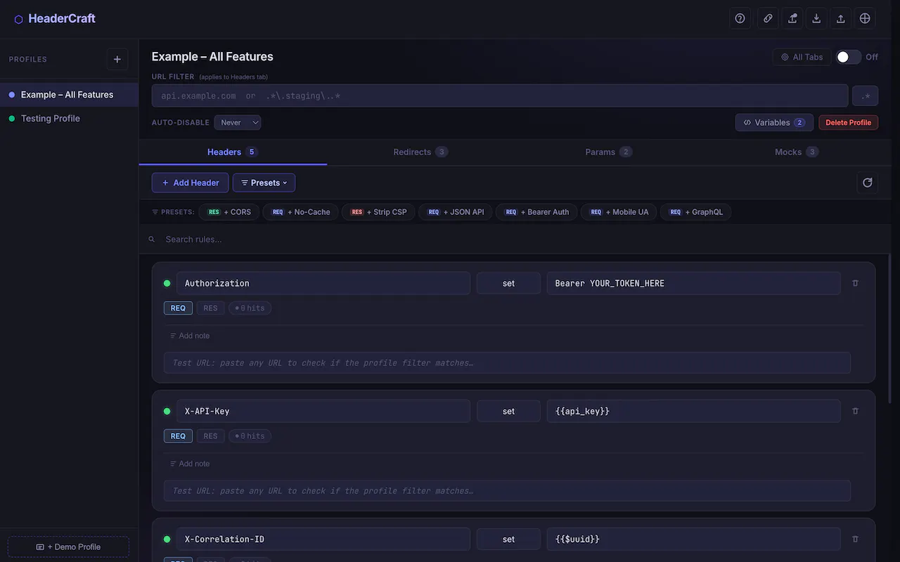 HeaderCraft Dev gallery image