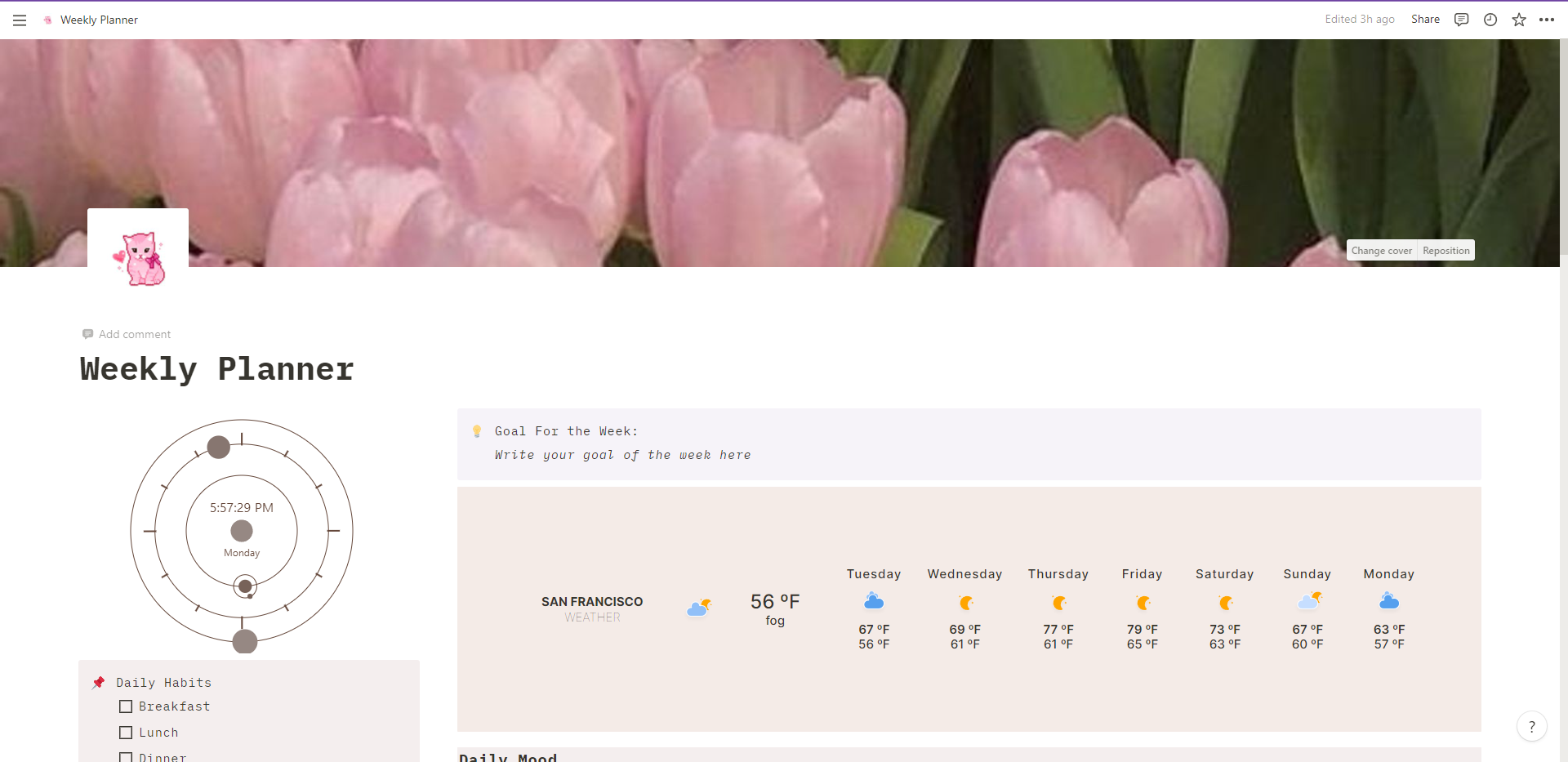 นักวางแผนรายสัปดาห์ [สุนทรียศาสตร์] media 2