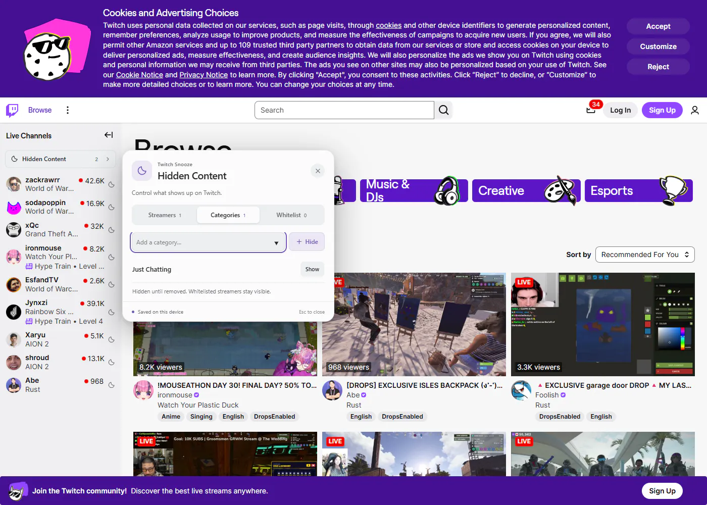 Twitch Snooze gallery image