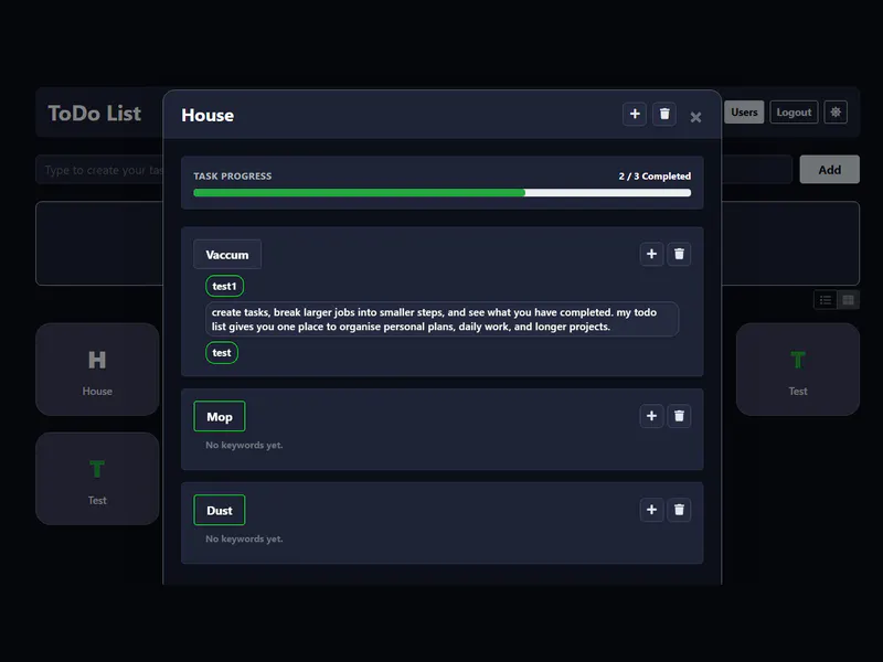 My ToDo List screenshot 2