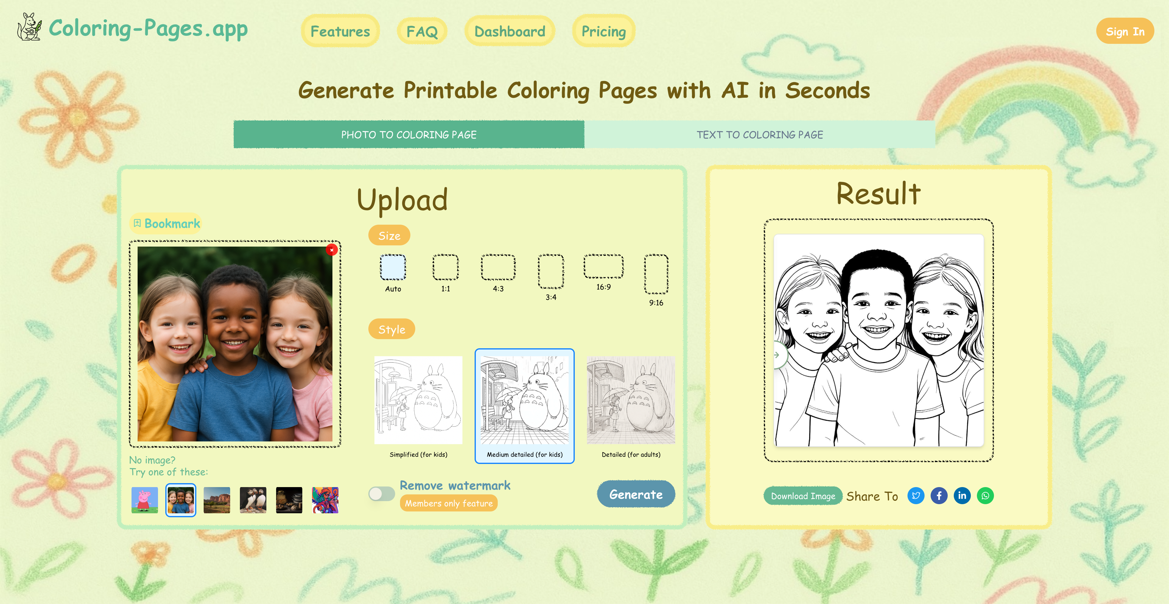 Coloring-Pages.app - Pagine da colorare stampabili gratuite per bambini media 2