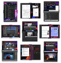 JSAUX Magnetic Portable Dual Screen gallery image