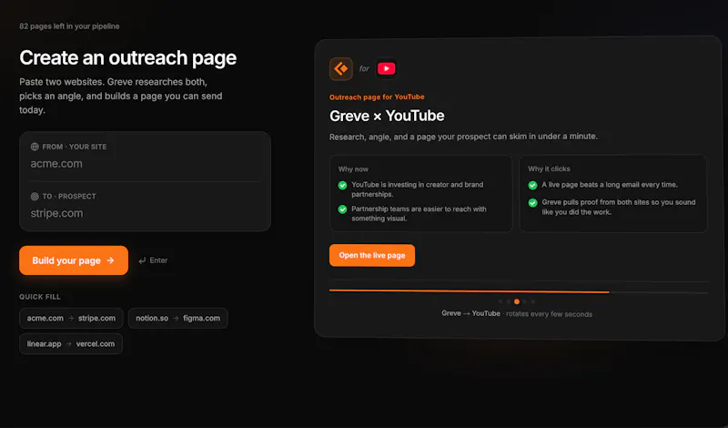 Greve screenshot 1