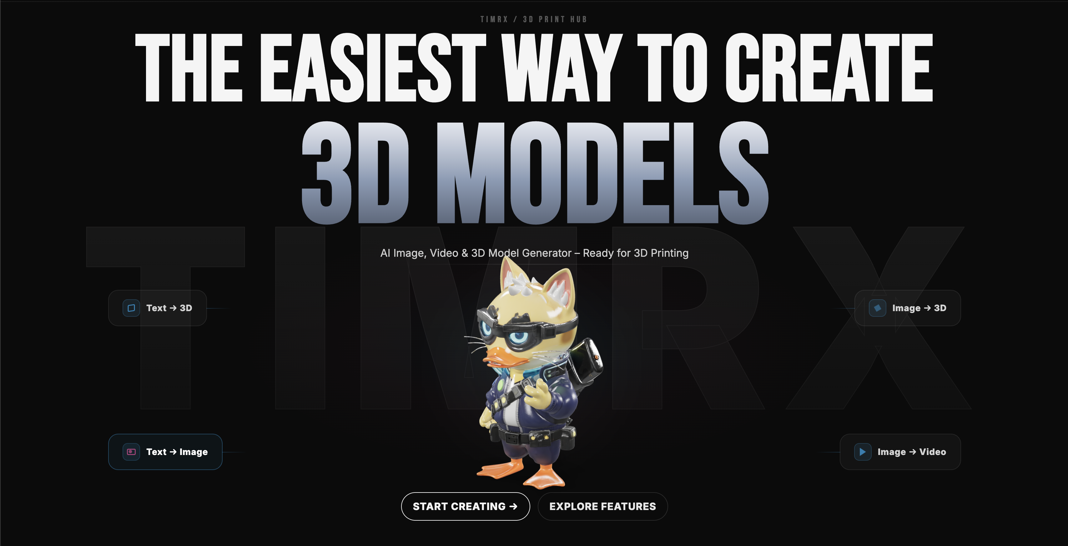 TimrX 3D Workspace gallery image