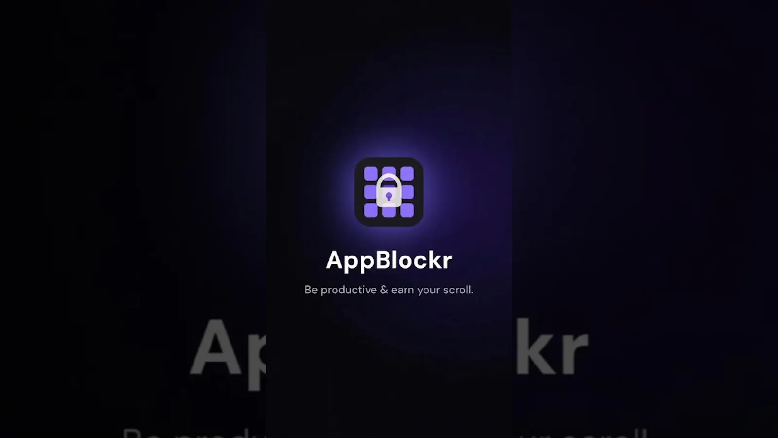 AppBlockr screenshot 1 (video preview)