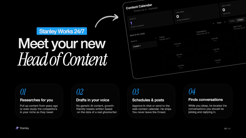 Stanley For 𝕏 screenshot 4