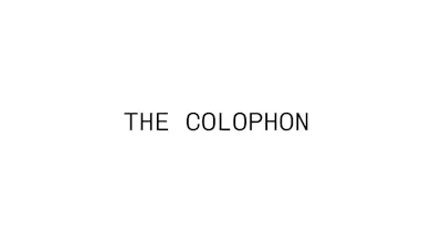 The Colophon gallery image