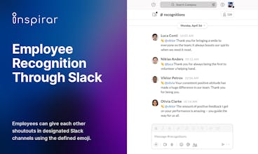 Inspirar Employee Recognitions in Slack gallery image
