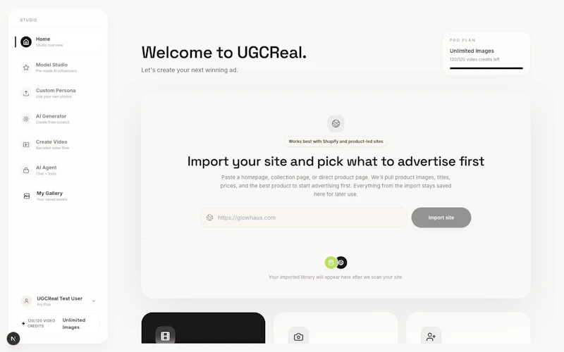 UGCReal — AI UGC That Looks Humanly Real screenshot 5