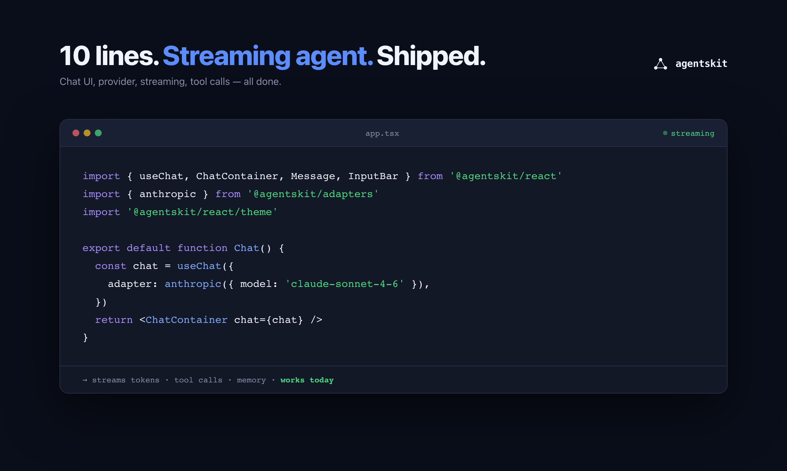AgentsKit gallery image