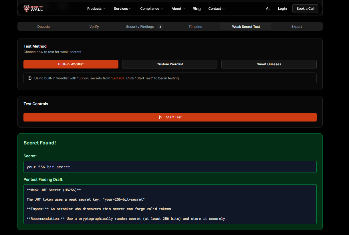 JWT Analyzer & Security Checker gallery image