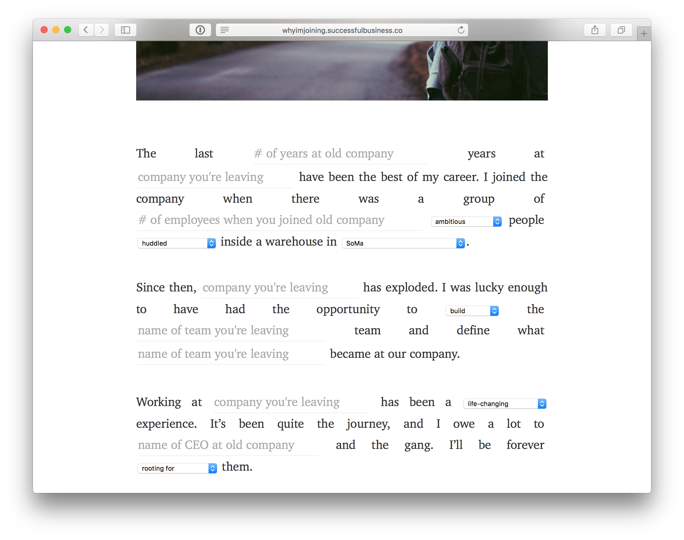 Resignation Letter Generator gallery image