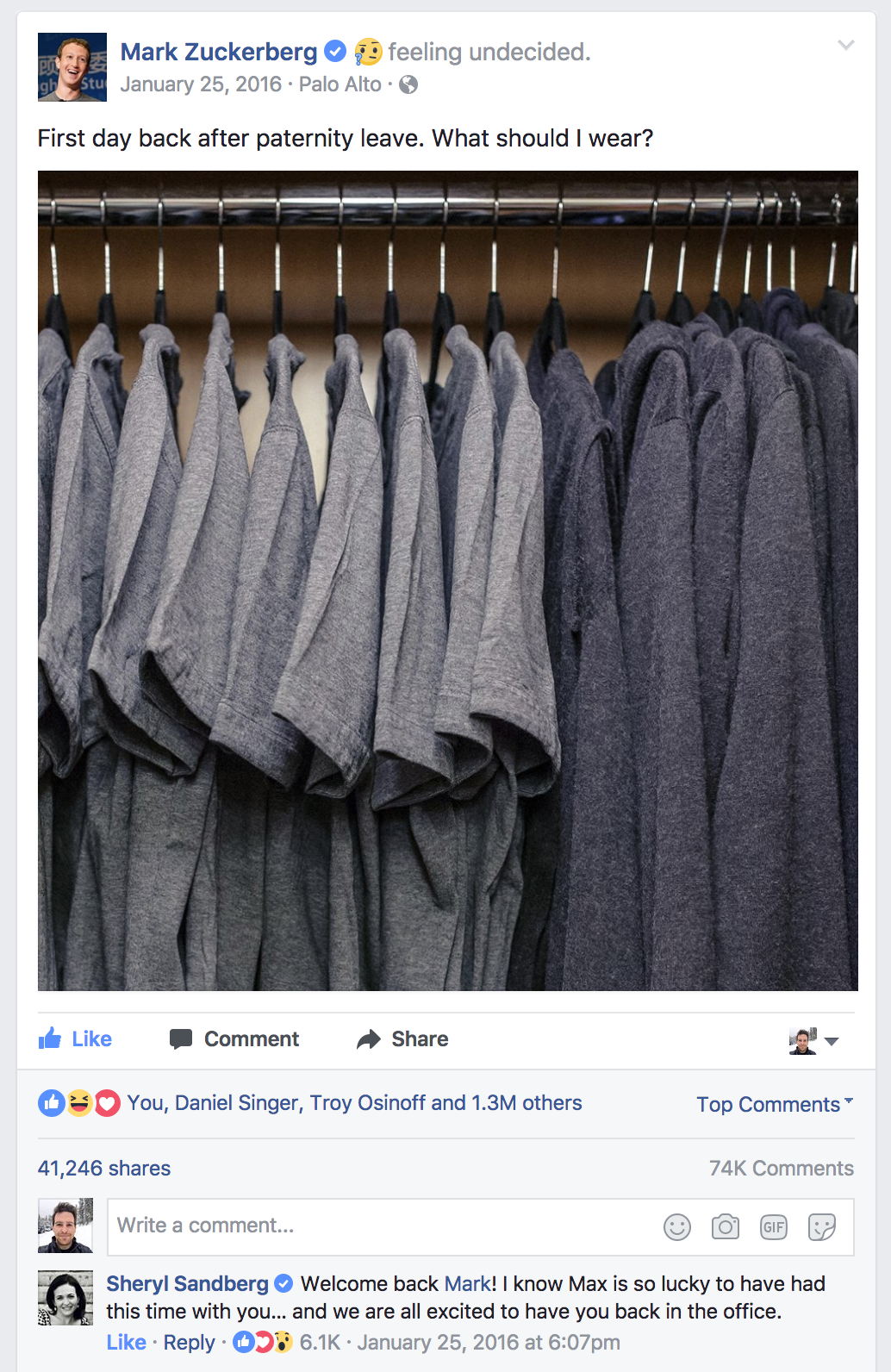 Zuckerberg Shirt gallery image