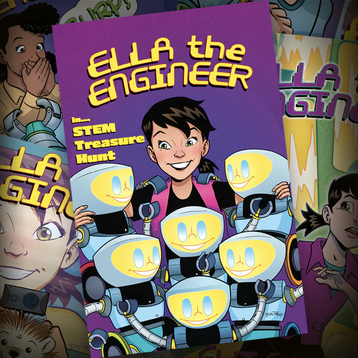Ella the Engineer in STEM Treasure Hunt